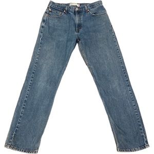 LEVI'S Mens 505 Straight Leg Regular Fit Medium Wash Jeans Mens 34 x 34